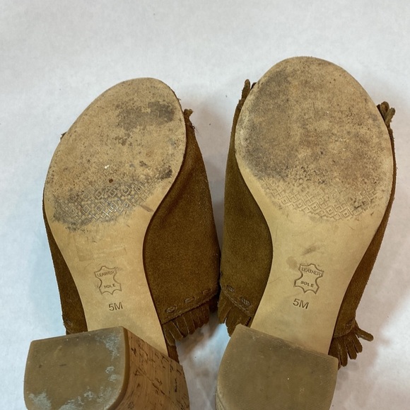 Tory Burch Huntington Heels suede fringe 38648 - Picture 10 of 11